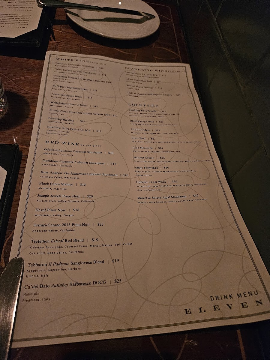Menu Eleven-1