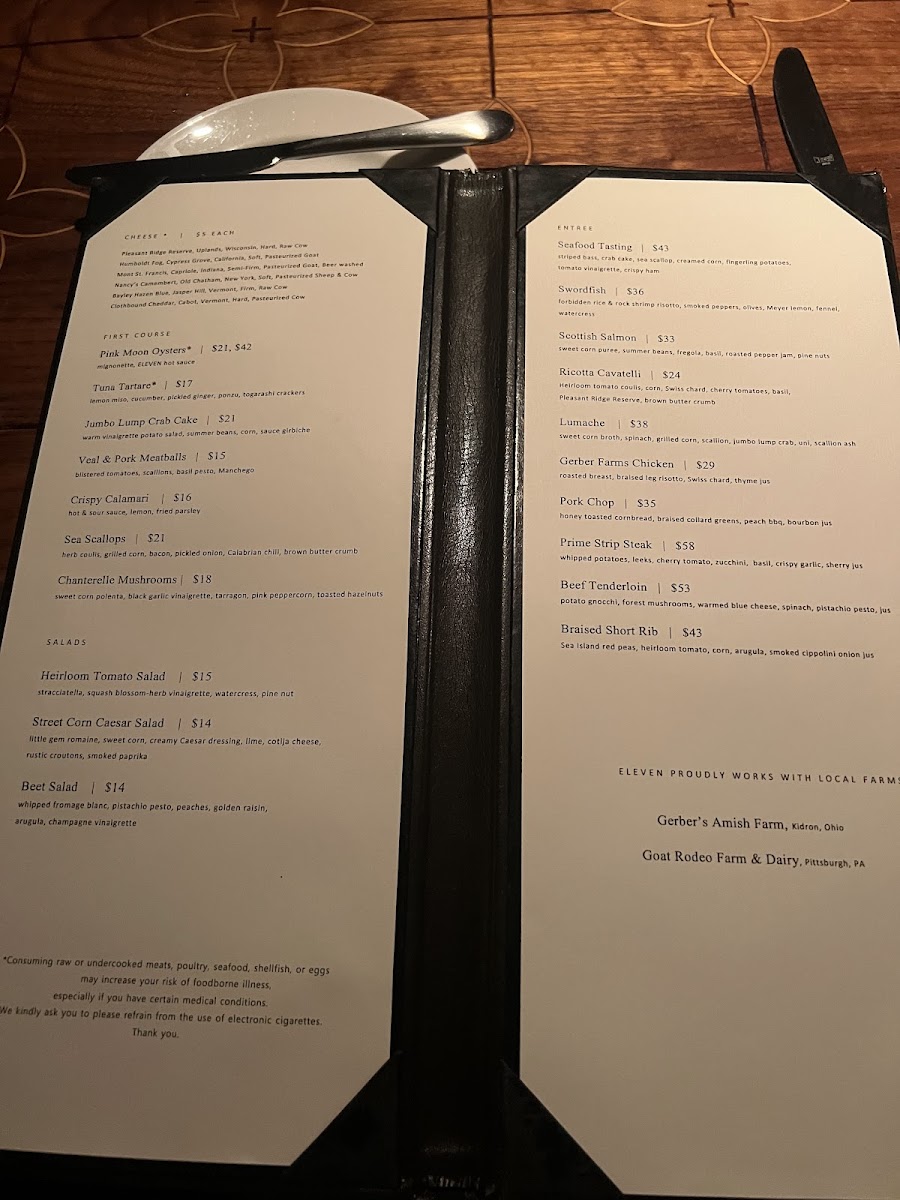 Menu Eleven-10