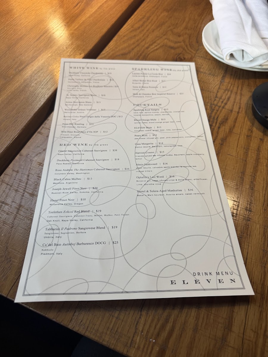 Menu Eleven-2