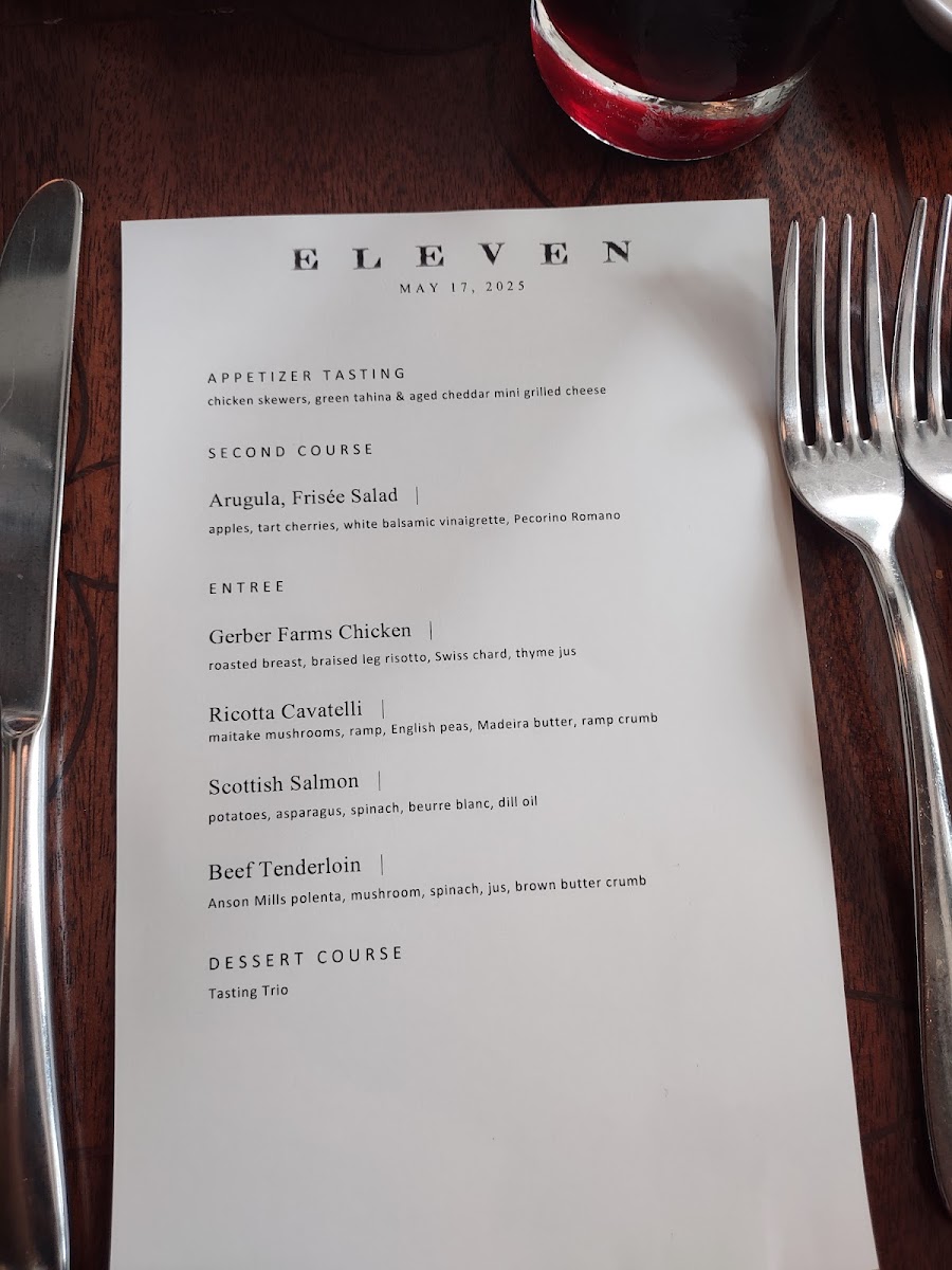 Menu Eleven-3